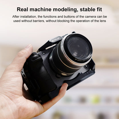 สำหรับ Sony ILME-FX30/FX3 PULUZ โลหะกล้อง CAGE Stabilizer RIG พร้อม NOTA Slider, For Sony ILME-FX30 / FX3