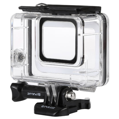 PULUZ 45m เคสดำน้ำใต้น้ำกันน้ำสำหรับ GoPro HERO7 Silver / HERO7 White พร้อมหัวเข็มขัดและสกรูพื้นฐาน, For HERO7