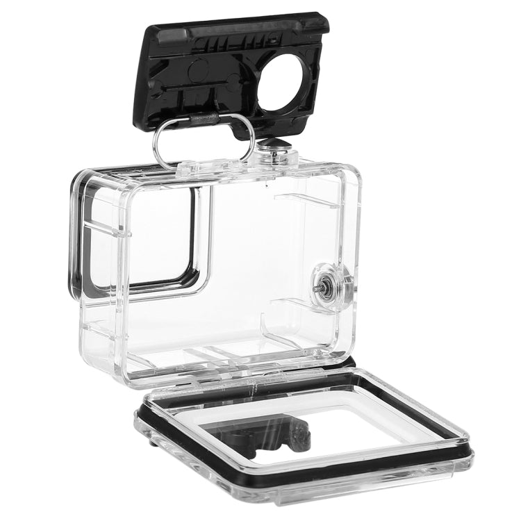 PULUZ 45m เคสดำน้ำใต้น้ำกันน้ำสำหรับ GoPro HERO7 Silver / HERO7 White พร้อมหัวเข็มขัดและสกรูพื้นฐาน, For HERO7