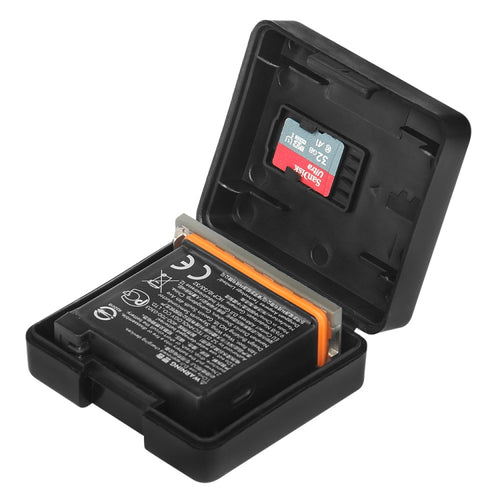 PULUZ กล่องเก็บแบตเตอรี่พลาสติกแข็งสำหรับ DJI Osmo Action / Osmo Action 3 / GoPro HERO12 ดำ / 11 ดำ / 10 ดำ / 9 ดำ AHDBT-901 แบตเตอรี่, AHDBT-901