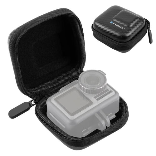 PULUZ มินิแบบพกพาถุงเก็บคาร์บอนไฟเบอร์สำหรับ DJI OSMO Action, GoPro, Mijia, Xiaoyi และกล้องขนาดใกล้เคียงกันอื่น ๆ, PULUZ For DJI OSMO Action