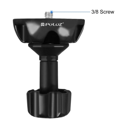 PULUZ 75mm Half Ball Flat to Bowl Adapter สำหรับหัวขาตั้งกล้องแบบของเหลวกล้อง DSLR Rig, วัสดุโลหะ, Bowl Adapter