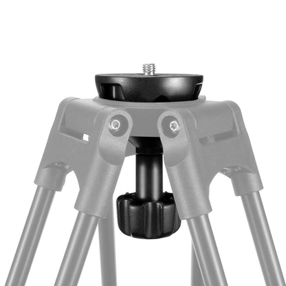 PULUZ 75mm Half Ball Flat to Bowl Adapter สำหรับหัวขาตั้งกล้องแบบของเหลวกล้อง DSLR Rig, วัสดุโลหะ, Bowl Adapter