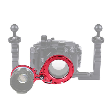PULUZ อลูมิเนียม 67 มม.ถึง 67 มม.Swing เปียก-เลนส์ Diopter Adapter Mount สำหรับ DSLR ดำน้ำใต้น้ำที่อยู่อาศัย