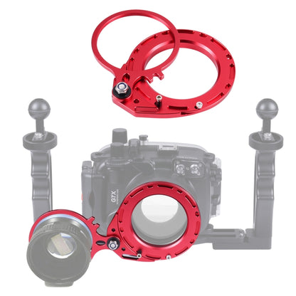 PULUZ อลูมิเนียม 67 มม.ถึง 67 มม.Swing เปียก-เลนส์ Diopter Adapter Mount สำหรับ DSLR ดำน้ำใต้น้ำที่อยู่อาศัย