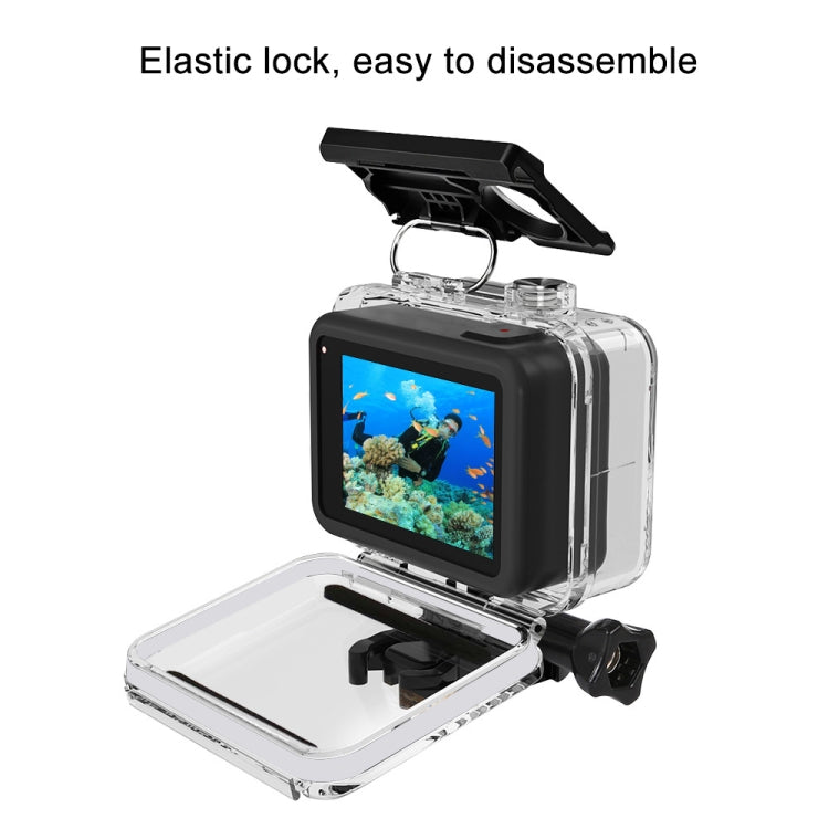 PULUZ 60 เมตรใต้น้ำความลึกดำน้ำกรณีที่อยู่อาศัยกล้องกันน้ำสำหรับ GoPro HERO8 สีดำ, For GoPro HERO8 Black