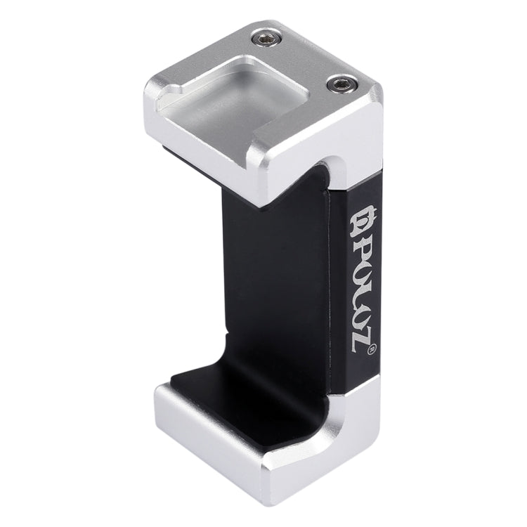 PULUZ ขายึดโทรศัพท์อลูมิเนียมอัลลอยด์แบบหนีบพร้อมรองเท้าเย็นสำหรับ iPhone, Galaxy, Huawei, Xiaomi, Sony, HTC, Google และสมาร์ทโฟนอื่น ๆ, Phone Clamp