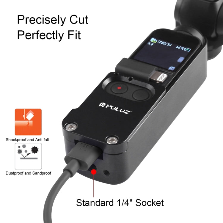 ฝาครอบป้องกัน PULUZ Housing Shell CNC อลูมิเนียมอัลลอยด์สำหรับกระเป๋า DJI OSMO, Protective Cover