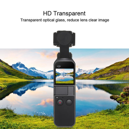 PULUZ 9H 2.5D HD กระจกนิรภัยเลนส์ป้องกัน ฟิล์มหน้าจอสำหรับ DJI OSMO Pocket Gimbal, For DJI OSMO Pocket