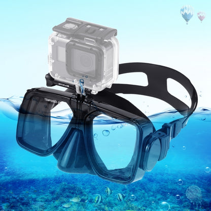 PULUZ กีฬาทางน้ำอุปกรณ์ดำน้ำหน้ากากดำน้ำว่ายน้ำแว่นตาสำหรับ GoPro Hero11 ดำ / HERO10 ดำ / HERO9 ดำ / HERO8 / HERO7 / 6/5/5 เซสชัน / 4 เซสชัน / 4/3+ / 3/2/1, Insta360 ONE R, DJIOsmo Action และกล้องแอคชั่นอื่นๆ