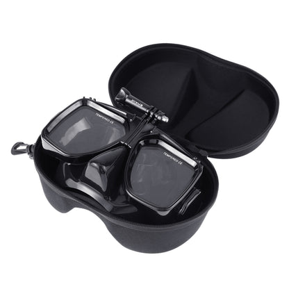 PULUZ กีฬาทางน้ำอุปกรณ์ดำน้ำหน้ากากดำน้ำว่ายน้ำแว่นตาสำหรับ GoPro Hero11 ดำ / HERO10 ดำ / HERO9 ดำ / HERO8 / HERO7 / 6/5/5 เซสชัน / 4 เซสชัน / 4/3+ / 3/2/1, Insta360 ONE R, DJIOsmo Action และกล้องแอคชั่นอื่นๆ