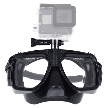 PULUZ กีฬาทางน้ำอุปกรณ์ดำน้ำหน้ากากดำน้ำว่ายน้ำแว่นตาสำหรับ GoPro Hero11 ดำ / HERO10 ดำ / HERO9 ดำ / HERO8 / HERO7 / 6/5/5 เซสชัน / 4 เซสชัน / 4/3+ / 3/2/1, Insta360 ONE R, DJIOsmo Action และกล้องแอคชั่นอื่นๆ