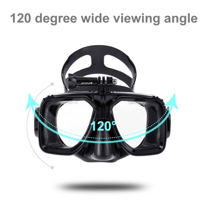 PULUZ กีฬาทางน้ำอุปกรณ์ดำน้ำหน้ากากดำน้ำว่ายน้ำแว่นตาสำหรับ GoPro Hero11 ดำ / HERO10 ดำ / HERO9 ดำ / HERO8 / HERO7 / 6/5/5 เซสชัน / 4 เซสชัน / 4/3+ / 3/2/1, Insta360 ONE R, DJIOsmo Action และกล้องแอคชั่นอื่นๆ
