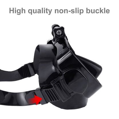 PULUZ กีฬาทางน้ำอุปกรณ์ดำน้ำหน้ากากดำน้ำว่ายน้ำแว่นตาสำหรับ GoPro Hero11 ดำ / HERO10 ดำ / HERO9 ดำ / HERO8 / HERO7 / 6/5/5 เซสชัน / 4 เซสชัน / 4/3+ / 3/2/1, Insta360 ONE R, DJIOsmo Action และกล้องแอคชั่นอื่นๆ