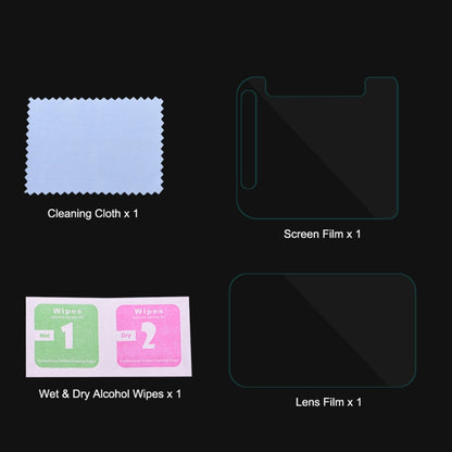 เลนส์ด้านหน้า PULUZ และจอแสดงผล LCD ด้านหลังฟิล์ม AF HD ป้องกันลายนิ้วมือแบบยืดหยุ่นสำหรับ Sony RX0 II / RX0, For Sony RX0 II