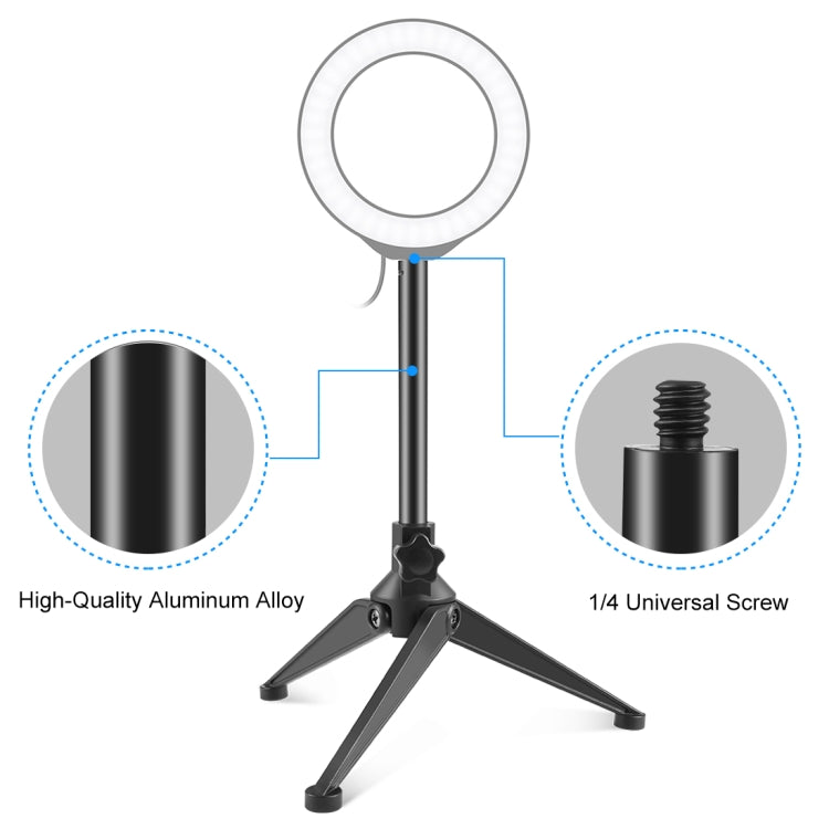 PULUZ สก์ท็อปปรับขาตั้งกล้องยืนเซลฟีสติ๊กเมา H Older, Tripod Stand