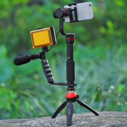 PULUZ Pocket 96 LEDs 860LM Professional Vlogging การถ่ายภาพวิดีโอและสตูดิโอถ่ายภาพแสงสีขาวและสีส้มตัวกรองแม่เหล็กแผงไฟสำหรับ Canon, Nikon, กล้อง DSLR, 104 LED