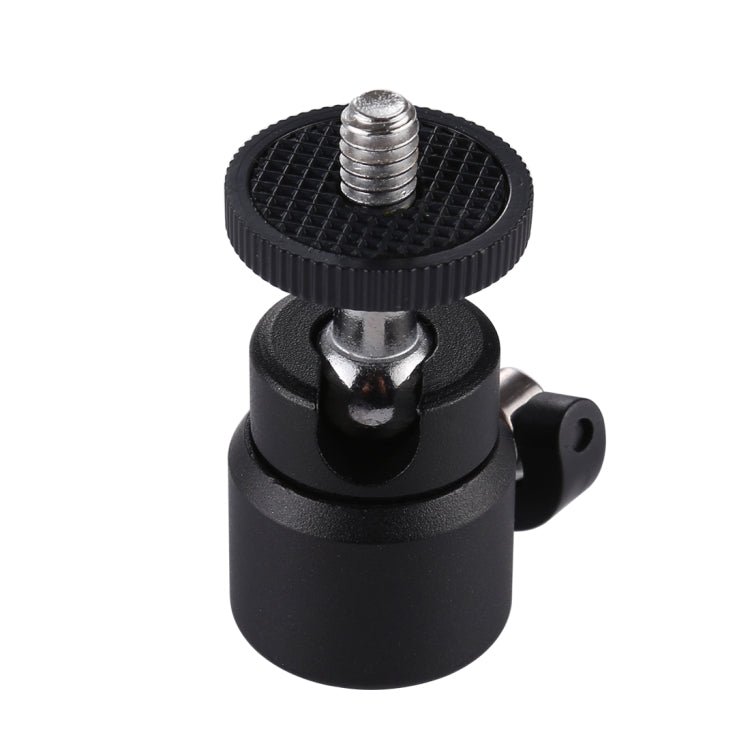 PULUZ 1/4 นิ้วสกรูโลหะขาตั้งหัวบอลอะแดปเตอร์พร้อมล็อค, Tripod Ball Head