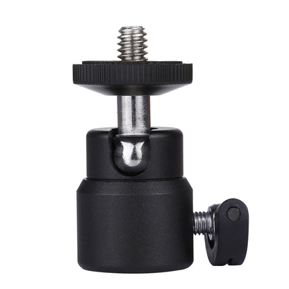 PULUZ 1/4 นิ้วสกรูโลหะขาตั้งหัวบอลอะแดปเตอร์พร้อมล็อค, Tripod Ball Head