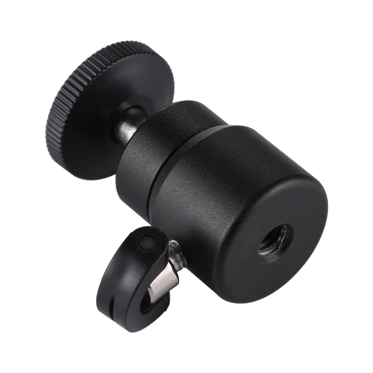 PULUZ 1/4 นิ้วสกรูโลหะขาตั้งหัวบอลอะแดปเตอร์พร้อมล็อค, Tripod Ball Head