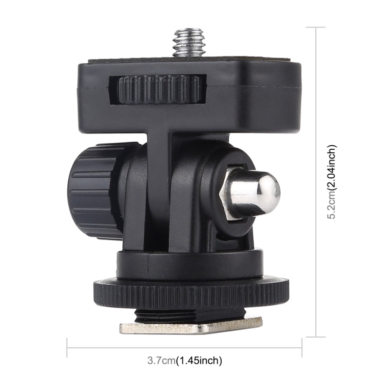 PULUZ 1/4 นิ้วสกรูเกลียวรองเท้าเย็นอะแดปเตอร์เมาท์ขาตั้งกล้อง, Mount Adapter