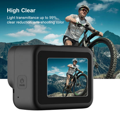 PULUZ สำหรับ GoPro HERO8 เลนส์สีดำ จอแสดงผล LCD 9H 2.5D ฟิล์มกระจกนิรภัย, For GoPro HERO8 Black