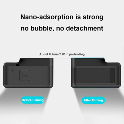 PULUZ สำหรับ GoPro HERO8 เลนส์สีดำ จอแสดงผล LCD 9H 2.5D ฟิล์มกระจกนิรภัย, For GoPro HERO8 Black
