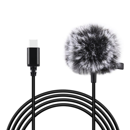 PULUZ 1.5 ม. USB-C / Type-C แจ็คจักรยานคอนเดนเซอร์แบบใช้สายไมโครโฟนบันทึก, 1.5m Type-C