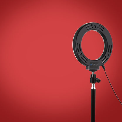 PULUZ 6.2 นิ้ว 16 ซม.USB 10 โหมด 8 สี RGBW หรี่แสงได้ LED แหวน Vlogging การถ่ายภาพวิดีโอไฟขาตั้งกล้องขาตั้งกล้อง, 6.2 inch RGBW