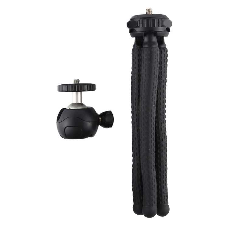 PULUZ Mini Octopus ที่ยึดขาตั้งกล้องแบบยืดหยุ่นพร้อมหัวบอลสำหรับกล้อง SLR, GoPro, โทรศัพท์มือถือ, ขนาด: 25cmx4.5cm, 25cm Tripod