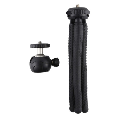 PULUZ Mini Octopus ที่ยึดขาตั้งกล้องแบบยืดหยุ่นพร้อมหัวบอลสำหรับกล้อง SLR, GoPro, โทรศัพท์มือถือ, ขนาด: 25cmx4.5cm, 25cm Tripod