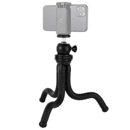 PULUZ Mini Octopus ที่ยึดขาตั้งกล้องแบบยืดหยุ่นพร้อมหัวบอลสำหรับกล้อง SLR, GoPro, โทรศัพท์มือถือ, ขนาด: 30cmx5cm, 30cm Tripod