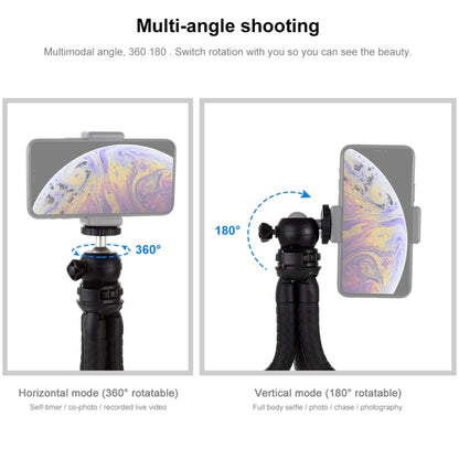 PULUZ Mini Octopus ที่ยึดขาตั้งกล้องแบบยืดหยุ่นพร้อมหัวบอลสำหรับกล้อง SLR, GoPro, โทรศัพท์มือถือ, ขนาด: 30cmx5cm, 30cm Tripod