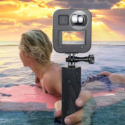 PULUZ ตัวเรือนเชลล์ CNC อลูมิเนียมอัลลอยด์กรงป้องกันสำหรับ GoPro Max, Aluminum Alloy Cage