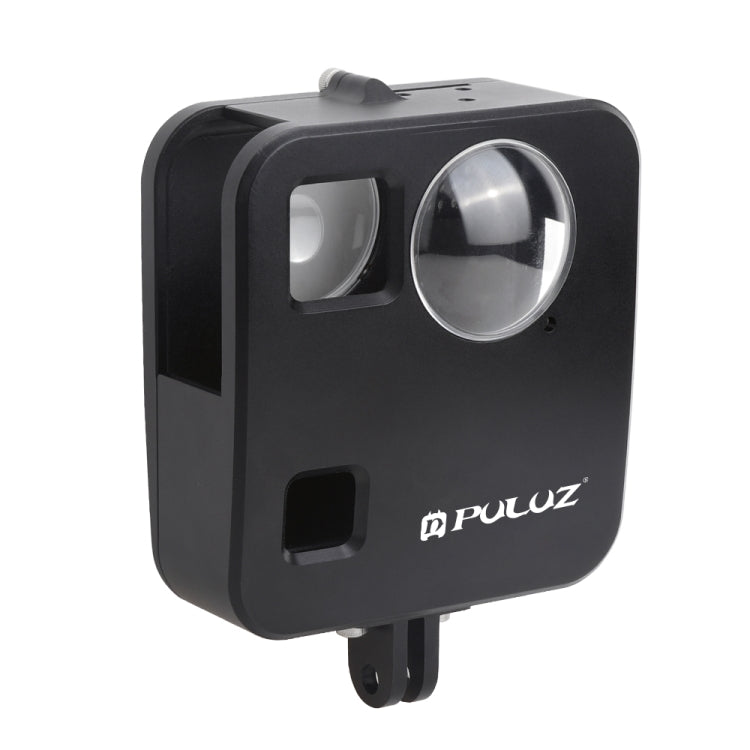PULUZ สำหรับ GoPro Fusion Housing Shell CNC อลูมิเนียมอัลลอยด์กรงป้องกันพร้อมเมาท์พื้นฐานและฝาปิดเลนส์, For GoPro Fusion