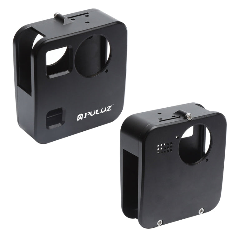 PULUZ สำหรับ GoPro Fusion Housing Shell CNC อลูมิเนียมอัลลอยด์กรงป้องกันพร้อมเมาท์พื้นฐานและฝาปิดเลนส์, For GoPro Fusion