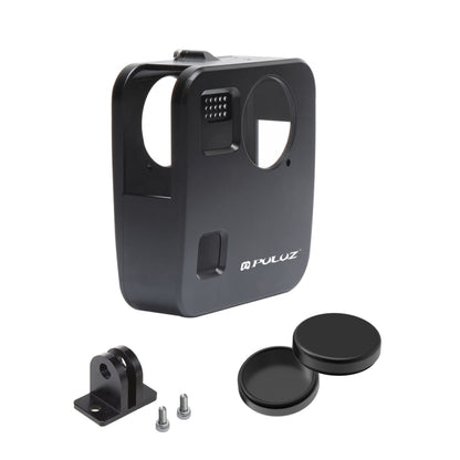 PULUZ สำหรับ GoPro Fusion Housing Shell CNC อลูมิเนียมอัลลอยด์กรงป้องกันพร้อมเมาท์พื้นฐานและฝาปิดเลนส์, For GoPro Fusion