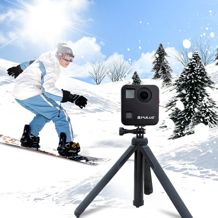PULUZ สำหรับ GoPro Fusion Housing Shell CNC อลูมิเนียมอัลลอยด์กรงป้องกันพร้อมเมาท์พื้นฐานและฝาปิดเลนส์, For GoPro Fusion