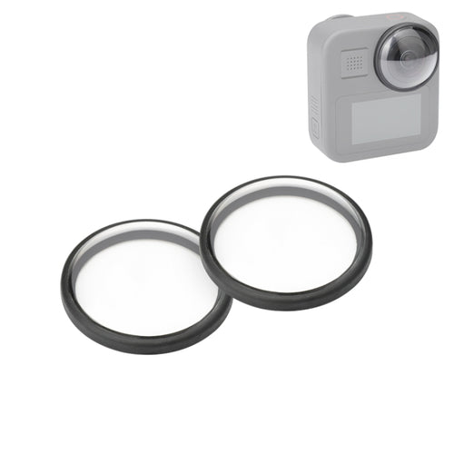 ฝาครอบเลนส์ป้องกันอะคริลิ PULUZ 2 ชิ้นสำหรับ GoPro Max, Lens Cover