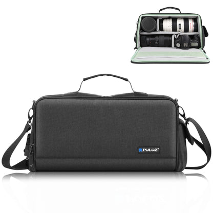 PULUZ กระเป๋าสะพายข้างกล้องพกพาแบบพกพา Digital Storage Lens Bag, Crossbody Shoulder Bag
