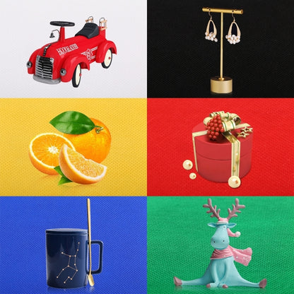 PULUZ 23 ซม. แหวน LED แผงพับแสงแบบพกพาภาพแสงสตูดิโอถ่ายภาพเต็นท์กล่องชุดที่มี 6 สีฉากหลัง (สีดำ, สีขาว, สีเหลือง, สีแดง, สีเขียว, สีฟ้า), แฉขนาด: 24 ซม. x 23 ซม. x 23 ซม., 23cm Ring LED Panel