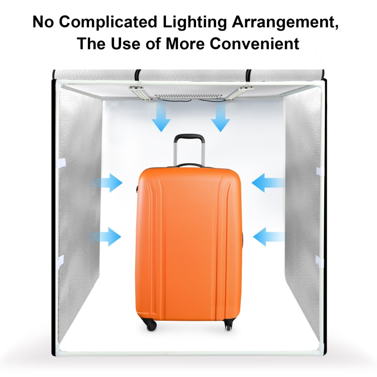 PULUZ 80 เซนติเมตรพับแบบพกพา 80 วัตต์ 9050LM แสงสีขาวภาพแสงสตูดิโอถ่ายภาพเต็นท์กล่องชุดที่มี 3 สี (สีดำ, สีขาว, สีส้ม) ฉากหลัง, 80cm Box(US), 80cm Box(EU), 80cm Box(AU), 80cm Box(UK)