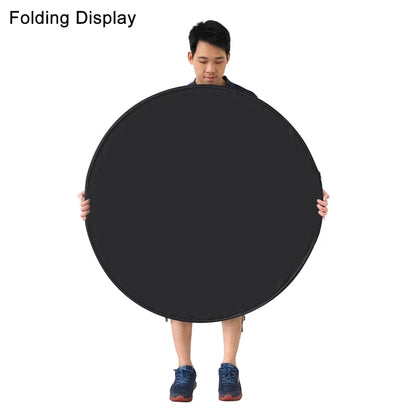 PULUZ 80cm 5 in 1 (สีเงิน / โปร่งแสง / ทอง / ขาว / ดำ) สตูดิโอถ่ายภาพแบบพับได้แผ่นสะท้อนแสง, 80cm Reflector