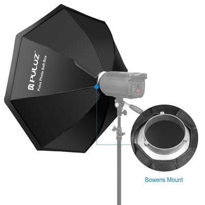 PULUZ 95 ซม. Speedlite แฟลชแปดเหลี่ยม Parabolic Softbox Bowens Mount Diffuser, 95cm Octangle