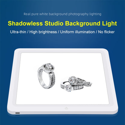 PULUZ LED Shadowless Light Pad สำหรับกล่องสตูดิโอถ่ายภาพขนาด 30 ซม, 30cm Shadowless Light