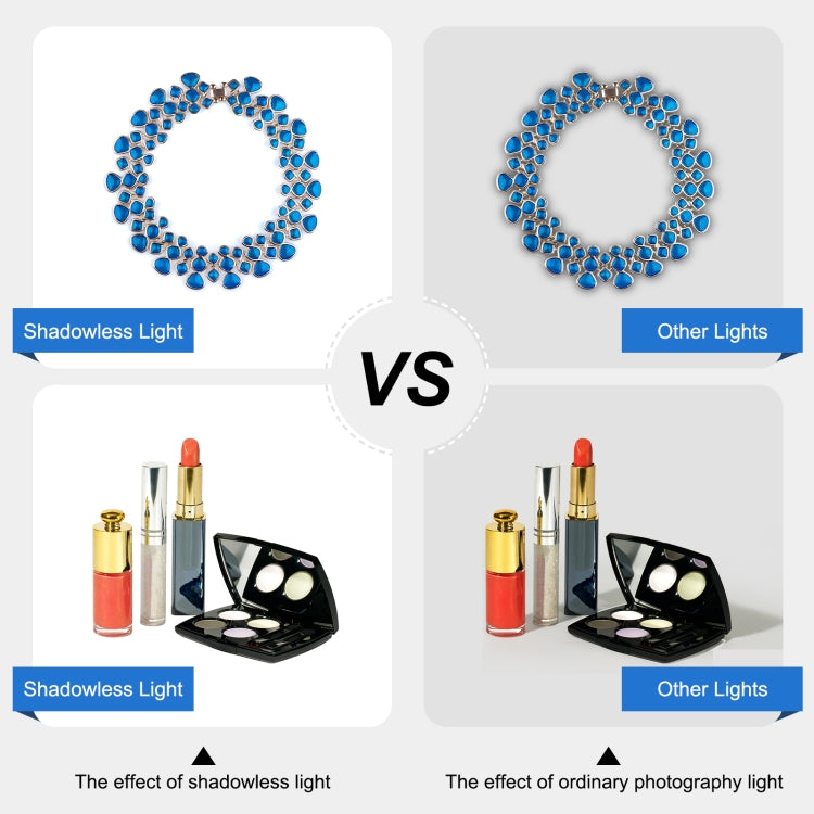 PULUZ LED Shadowless Light Pad สำหรับกล่องสตูดิโอถ่ายภาพขนาด 30 ซม, 30cm Shadowless Light