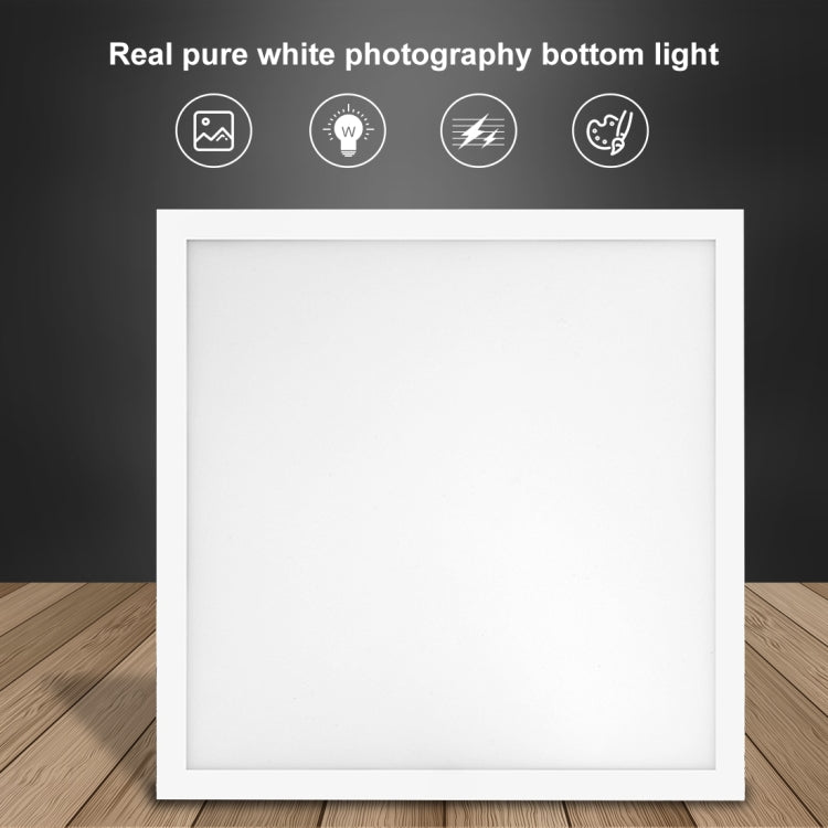 PULUZ 1000LM LED อะคริลิคไม่มี Polar Dimming Shadowless Light Pad พร้อมสวิตช์สำหรับ 40 ซม.กล่องสตูดิโอถ่ายภาพ, Light(US), Light(UK), Light(EU)