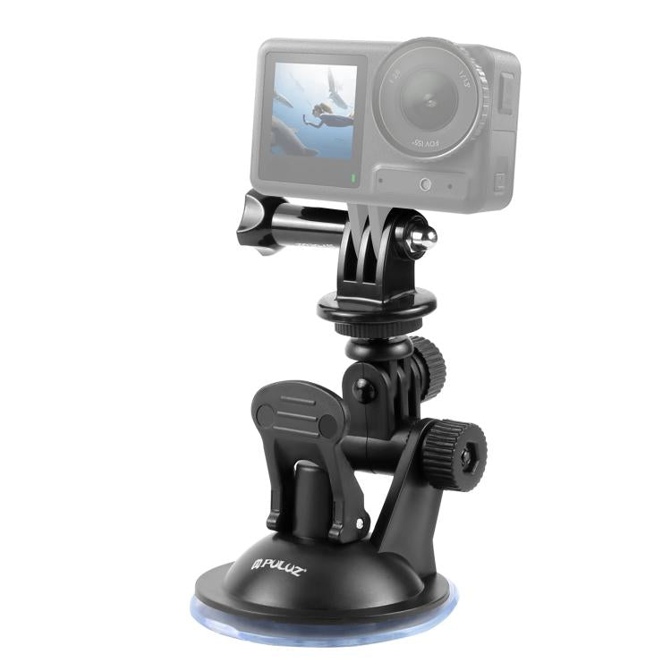 PULUZ รถดูดถ้วยเมาด้วยสกรูและอะแดปเตอร์เมาขาตั้งกล้องและถุงเก็บสำหรับ GoPro Hero11 ดำ / HERO10 ดำ / 9 ดำ / 8 ดำ / 7/6/5/5 เซสชัน / 4 เซสชัน / 4/3 + / 3/2/1, DJI Osmo Action และกล้องแอคชั่นอื่นๆ, Sucker Mount