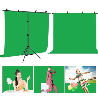 PULUZ 2x2m T-Shape Photo Studio พื้นหลังรองรับฉากหลังคานยึดชุดพร้อมคลิป, 2 x 2m Bracket Kit