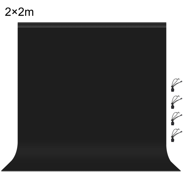 PULUZ 2 ม. x 2 ม. ความหนาของพื้นหลังการถ่ายภาพสตูดิโอถ่ายพื้นหลังผ้าฉากหลัง, 2m x 2m, 2 x 2m